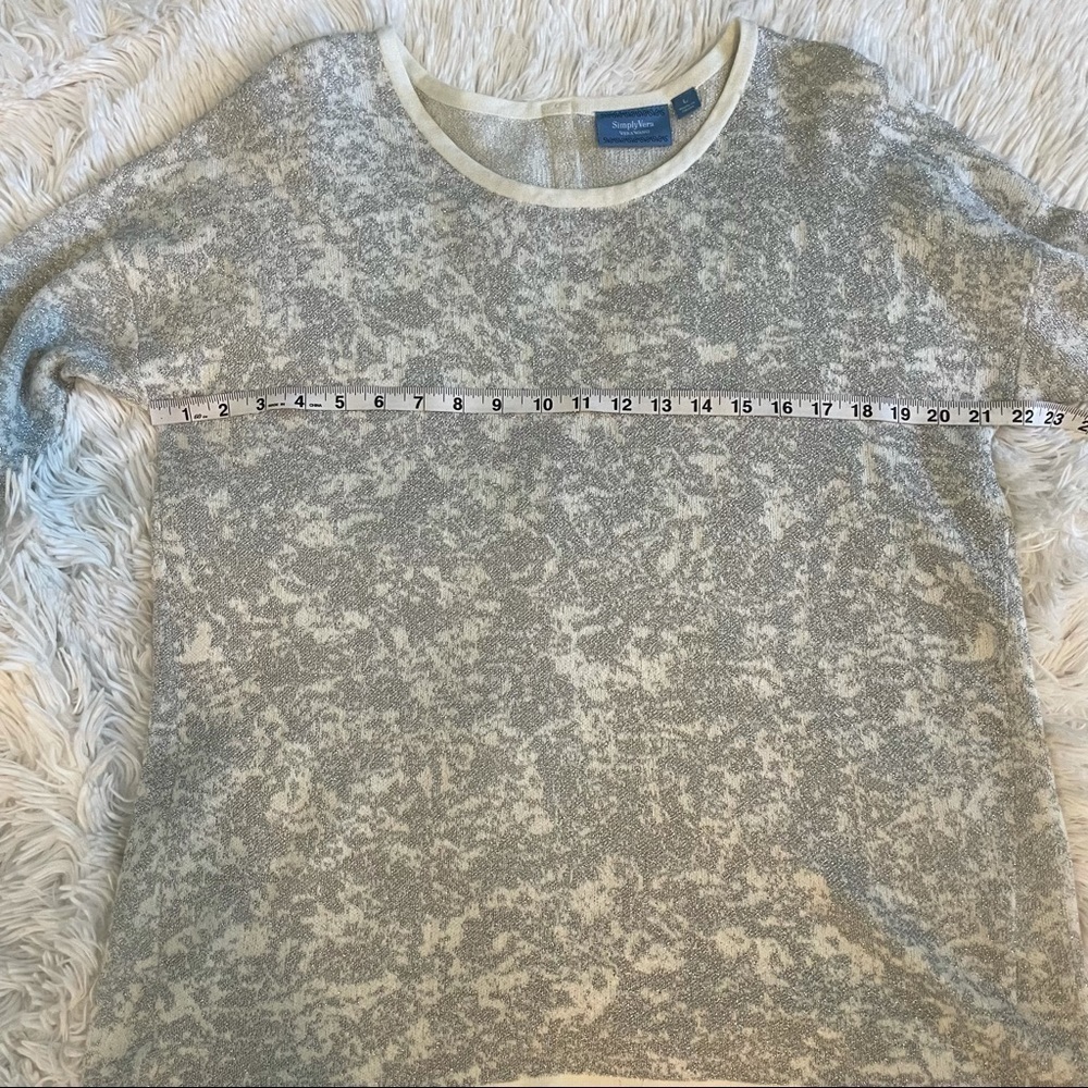 Simply Vera Vera Wang Sparkly Tunic Sweater - Picture 5 of 7